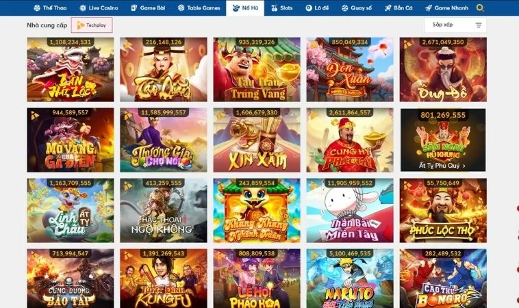Đa dạng các thể loại game nổ hũ hấp dẫn tại 988BET