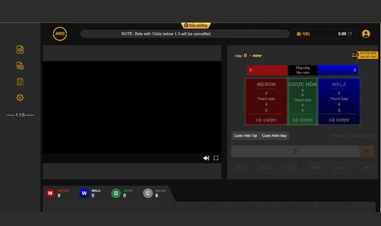 Giao diện cá cược đá gà 988BET