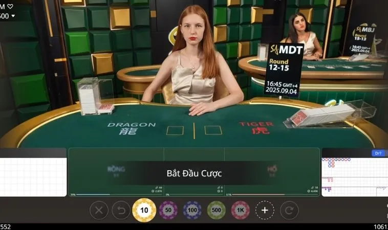 Bàn cược Dragon Tiger Tại 988Bet
